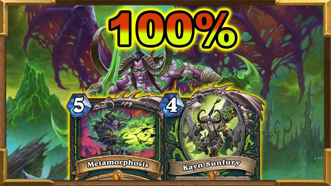 100% Winrate Crazy Demon Hunter Deck | Nerf | This Shouldn't Exist | Ashes of Outland | Hearthstone