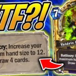 12 Cards in Hand?! THIS IS CHEATING! | Handlock | Descent of Dragons | Hearthstone