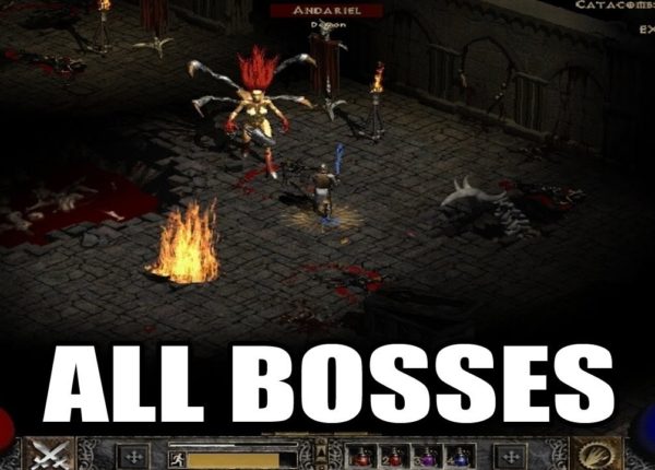 Diablo 2: Lord of Destruction - All Bosses HD 1080p60 PC