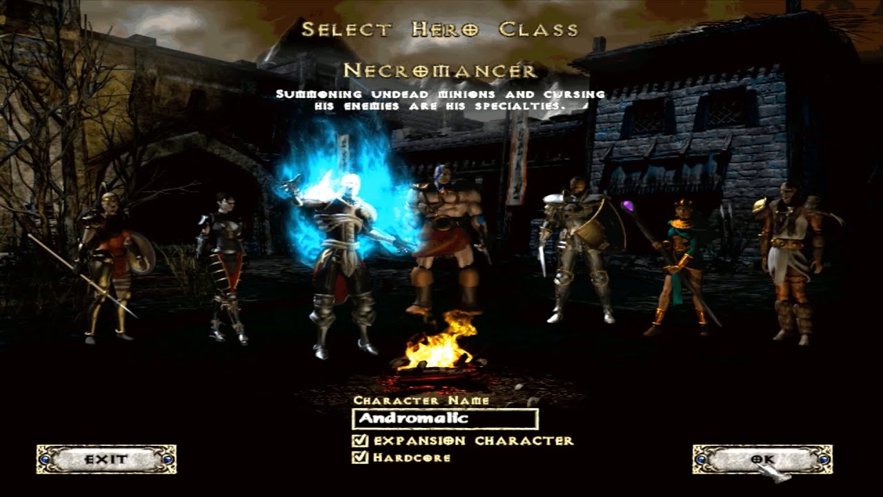 Прохождение Diablo 2: Lord of Destruction - 1 АКТ (Хардкор) 1 часть