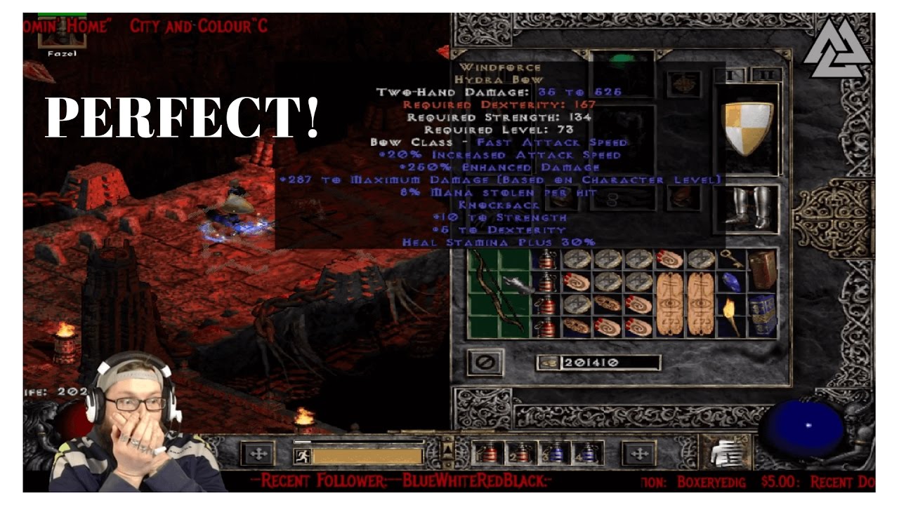 Diablo 2: Lord of Destruction PERFECT WINDFORCE!