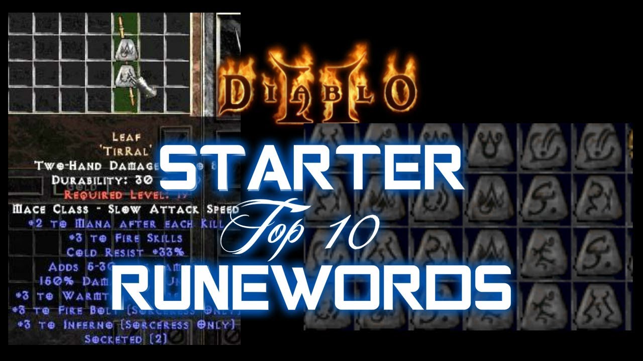 list of diablo 2 rune words