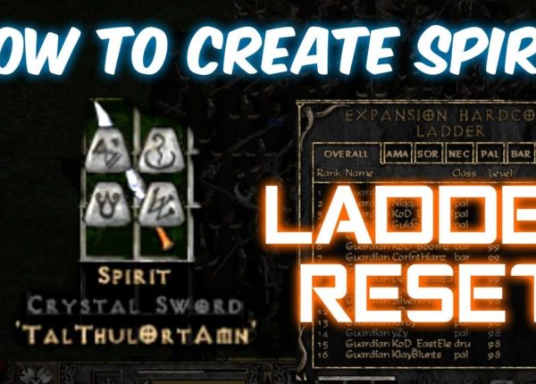 How to: Create Spirit Sword EARLY ON - Diablo 2 - Xtimus