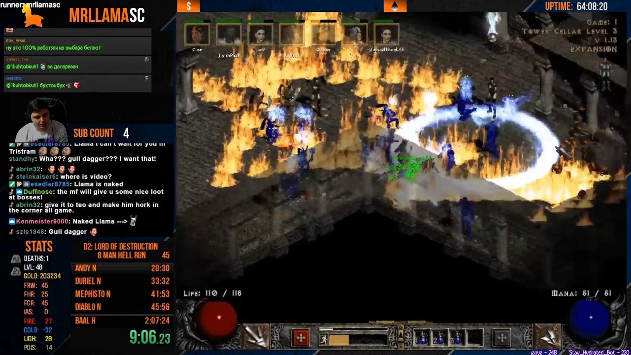 Самый быстрый спидран Diablo 2 в 8 человек. Разбор мирового рекорда.