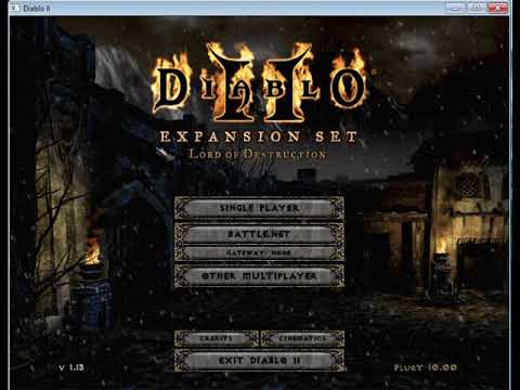 Single player Diablo 2 chat with friend indoors