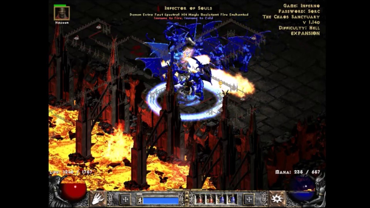 Diablo II: Inferno/Nova sorceress a.k.a New Levels of Masochism