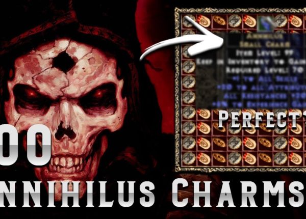 100 Unidentified Annihilus Charms - Diablo 2 - Perfect 20/20/10 roll?