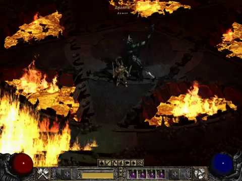 Diablo 2 LoD: Убиваем Диабло с полтычечки, сложность Hell.