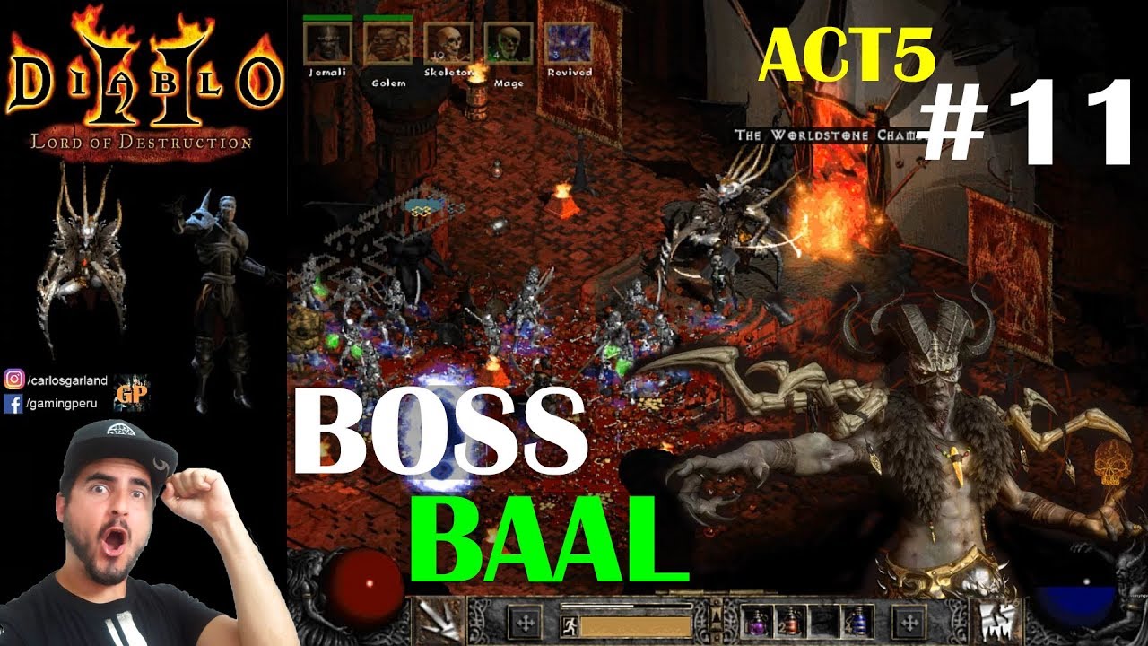 Diablo 2 LoD - ULTIMO BOSS BAAL! ACTO 5 #11