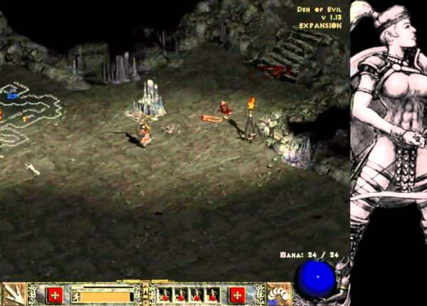 Diablo 2 LOD Amazon Bowazon Walkthrough - Part 3: Then Den of Evil