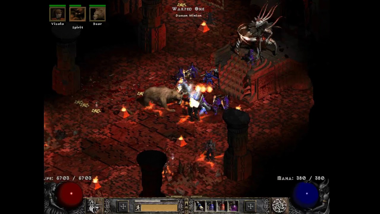Act VI Hell with ShapeShifter Wolf Druid - Diablo 2