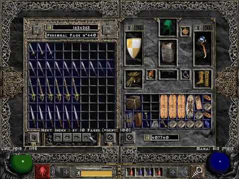 Diablo 2 - Blackhand Key Drop - Holy Grail (404 out of 502)