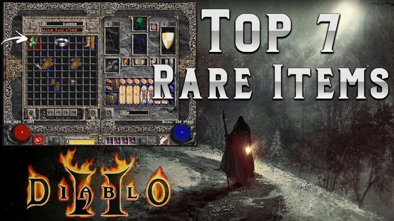 My Top 7 Solo Self found Rare items in Diablo 2