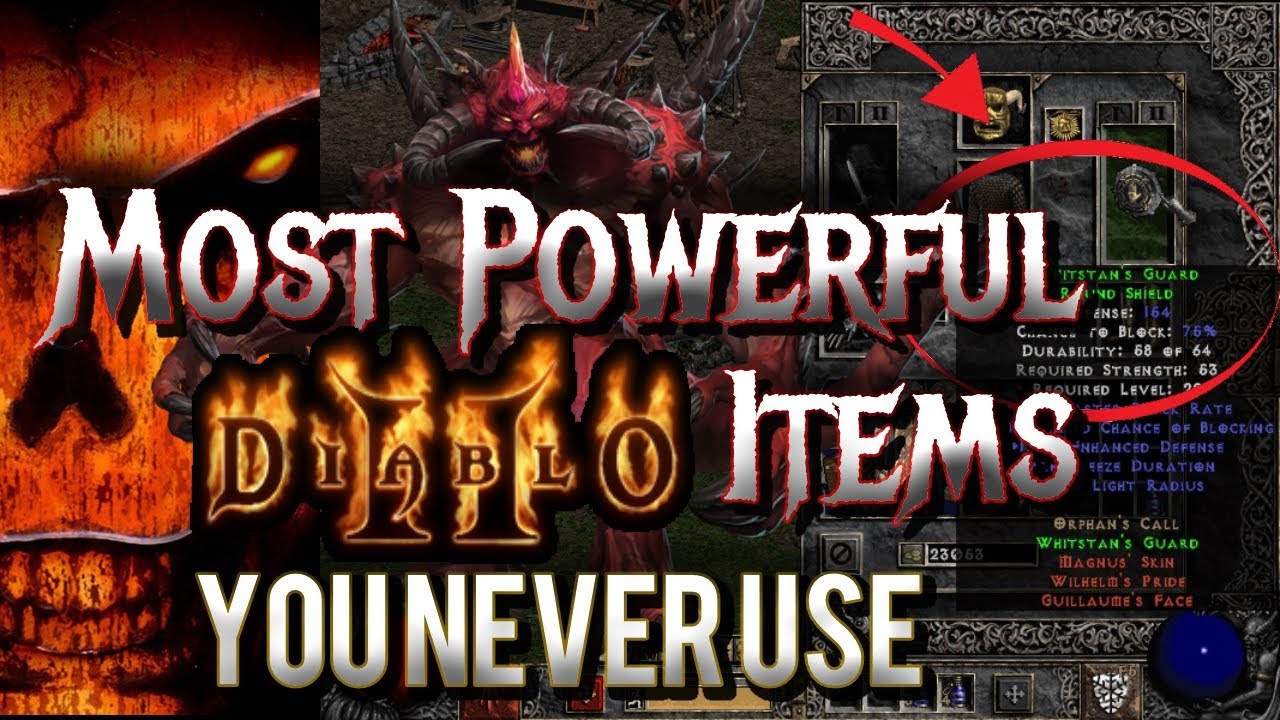Most Powerful Diablo 2 Items You Never Use