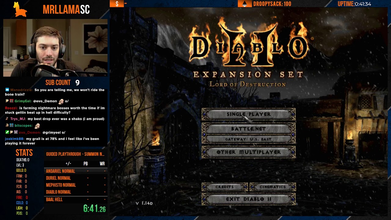 Diablo 2 - Hell Playthrough SUMMON NECRO - Part Normal