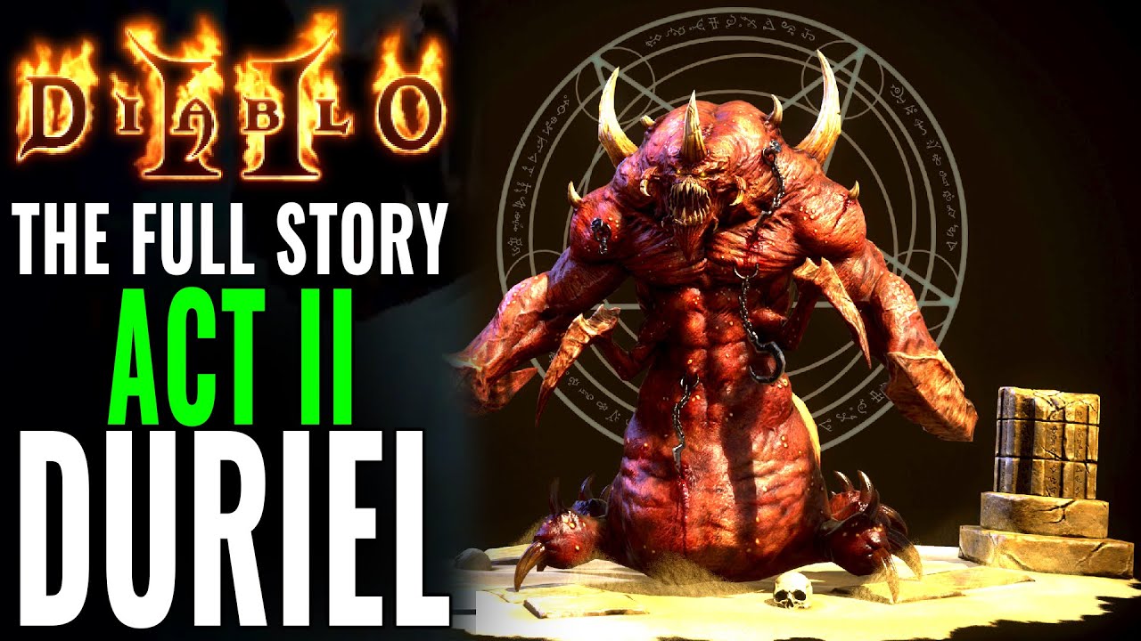 Diablo 2: The Full story of Act II Facing Duriel the Lord of Pain & The Secret of the Vizjerei