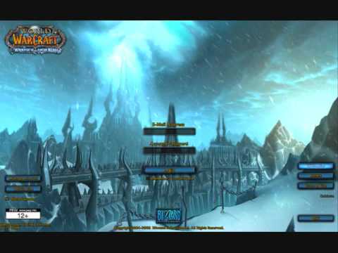World of Warcraft Wrath of the Lich King Login Music