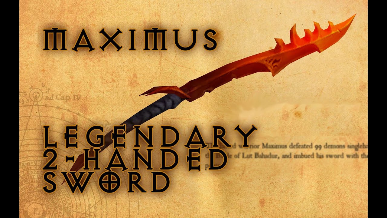 Bajheera - MAXIMUS: Legendary 2-Handed Sword - Diablo III: Reaper of Souls