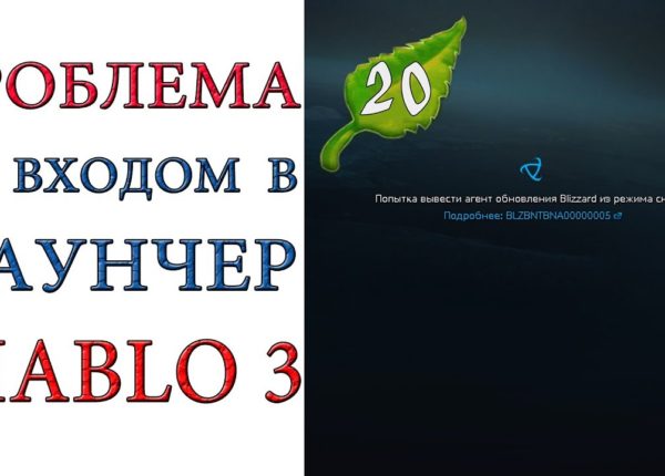 Diablo 3: ( BLZBNTBNA00000005 ) Проблема с входом в лаунчер игры Battle.net и ее решение