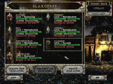 How to Restore an Expired Diablo 2 Character