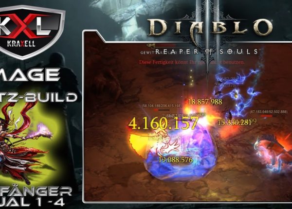 Diablo 3 Reaper of Souls - Zauberer Anfänger Blitz-Build Qual 1- 4 [1440p] ➥ Let's Build