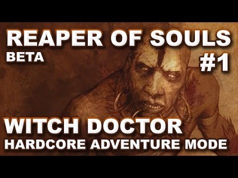 Diablo 3 Reaper of Souls Beta: Witch Doctor Hardcore Adventure Mode #1