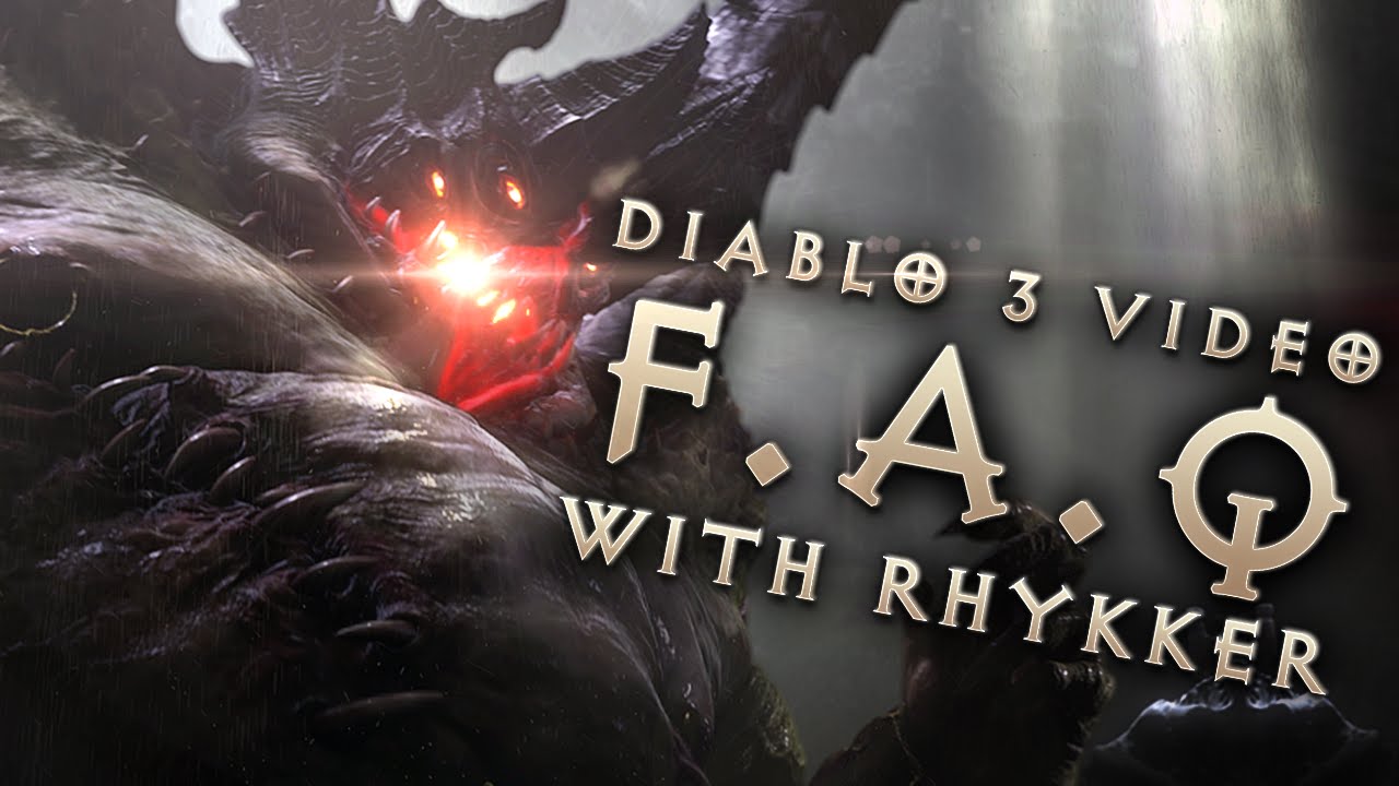 Diablo 3 Reaper of Souls: Rhykker's FAQ