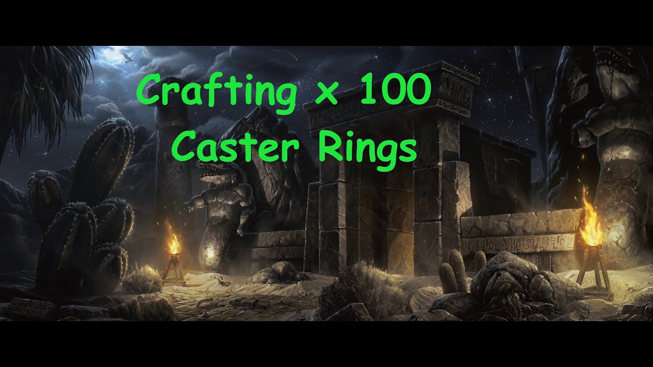 Diablo 2 - Crafting x 100 Caster Rings