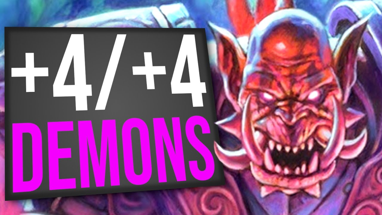 A Hand Full of +4/+4 Demons! - Handlock | Standard | Hearthstone