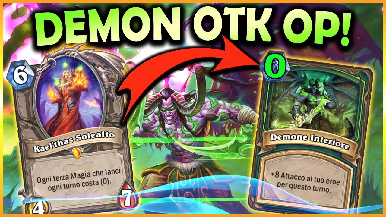 Demon OTK Hunter, schifosamente OP! | Hearthstone Ita