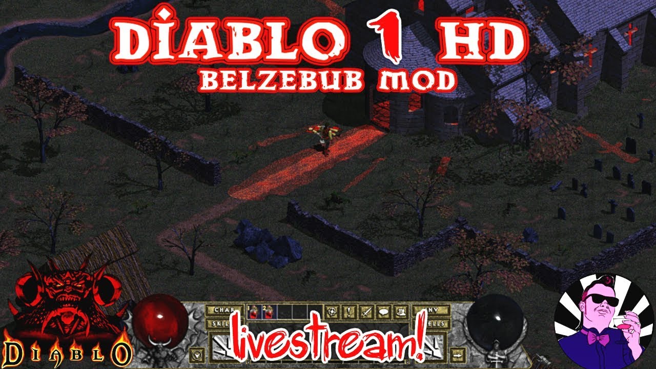 Diablo 1 HD Belzebub Mod Live Stream #5