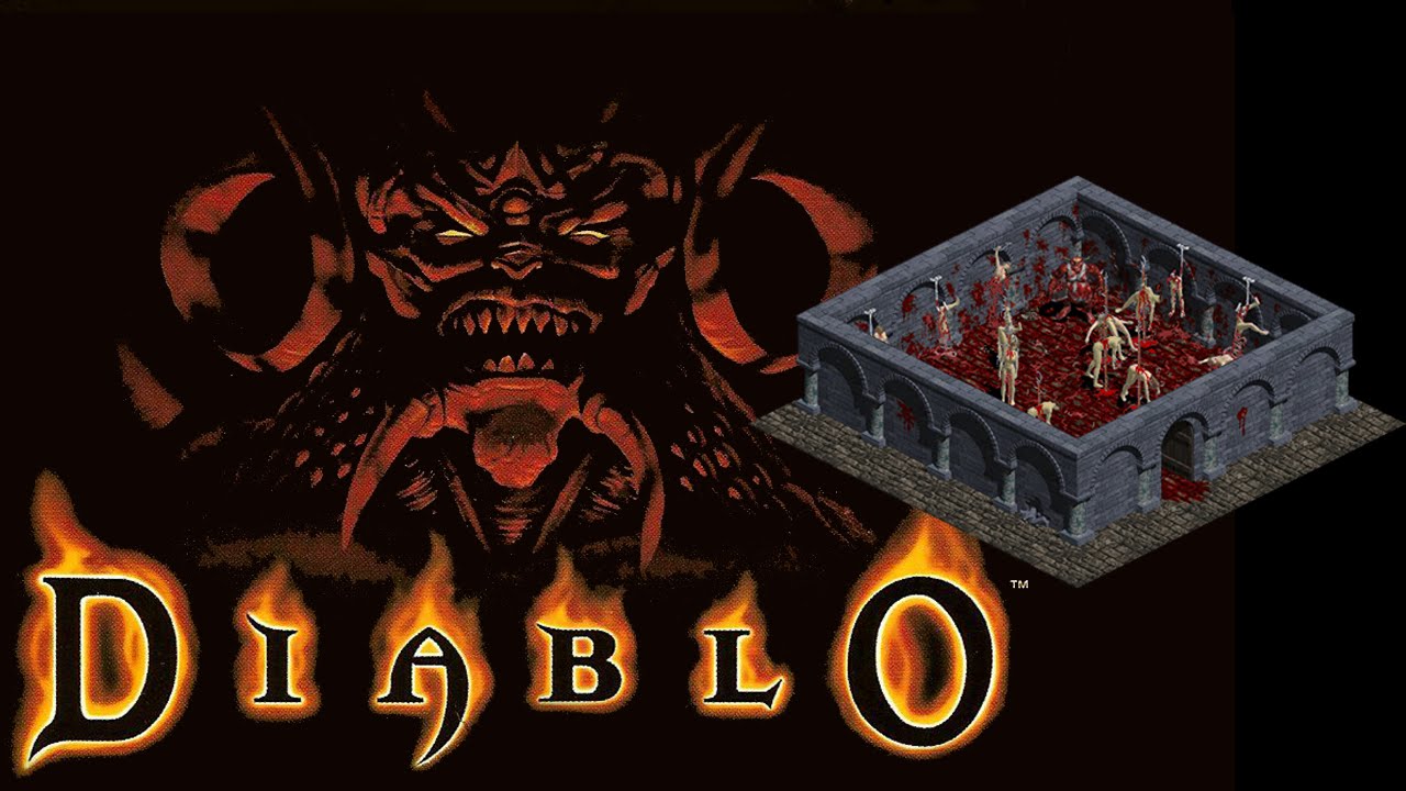 Diablo 1 Killing the Butcher with Sorcerer