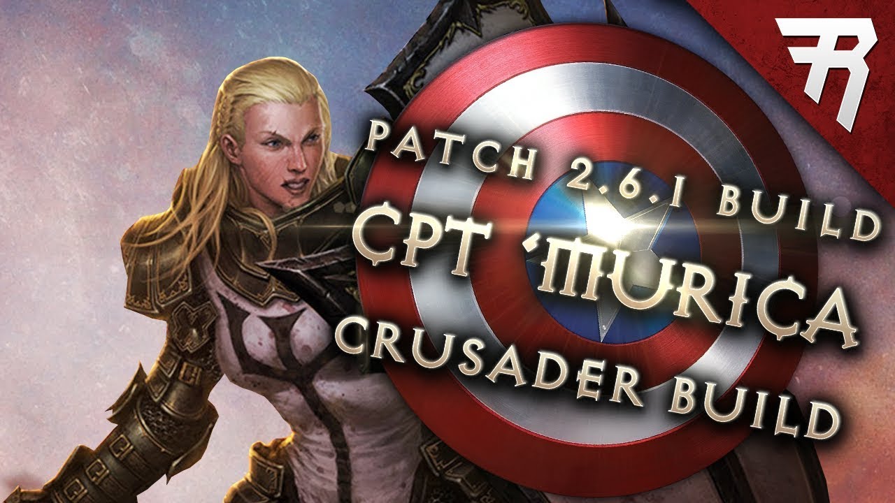 Diablo 3 2.6.4 Crusader Build: Captain America GR 110+ (Guide, Season 16)