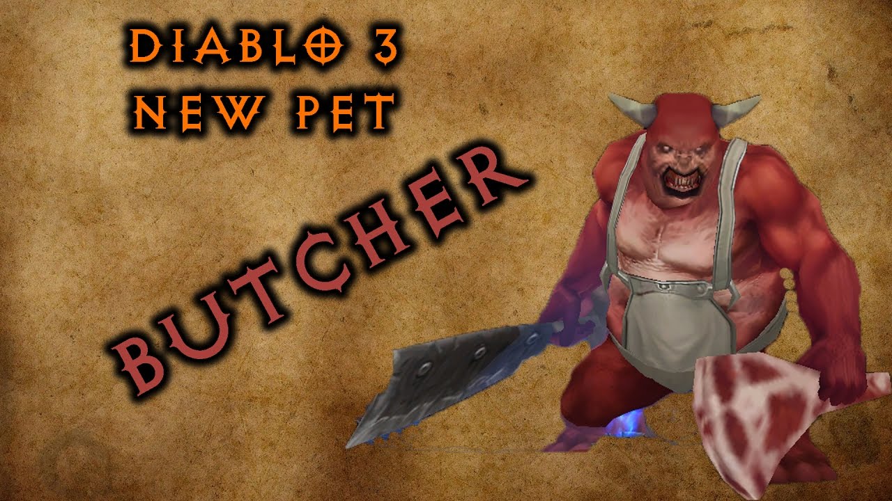 Diablo 3 Butcher Pet