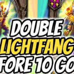 Double Lightfang Before 10 Gold - Hearthstone Battlegrounds