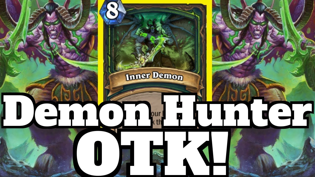 FIRST Demon Hunter OTK! Illidan is HERE! | Hearthstone