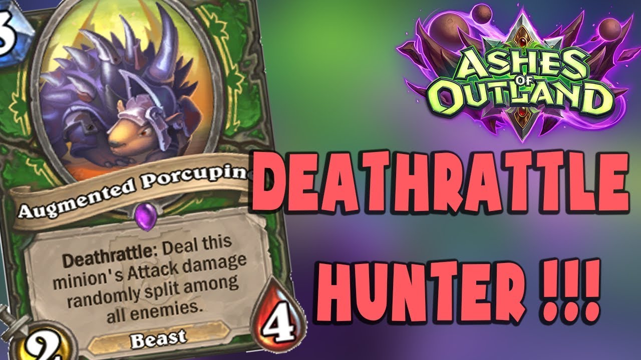 HEARTHSTONE DECK #326: DeathRattle Face Hunter | ashes of outland