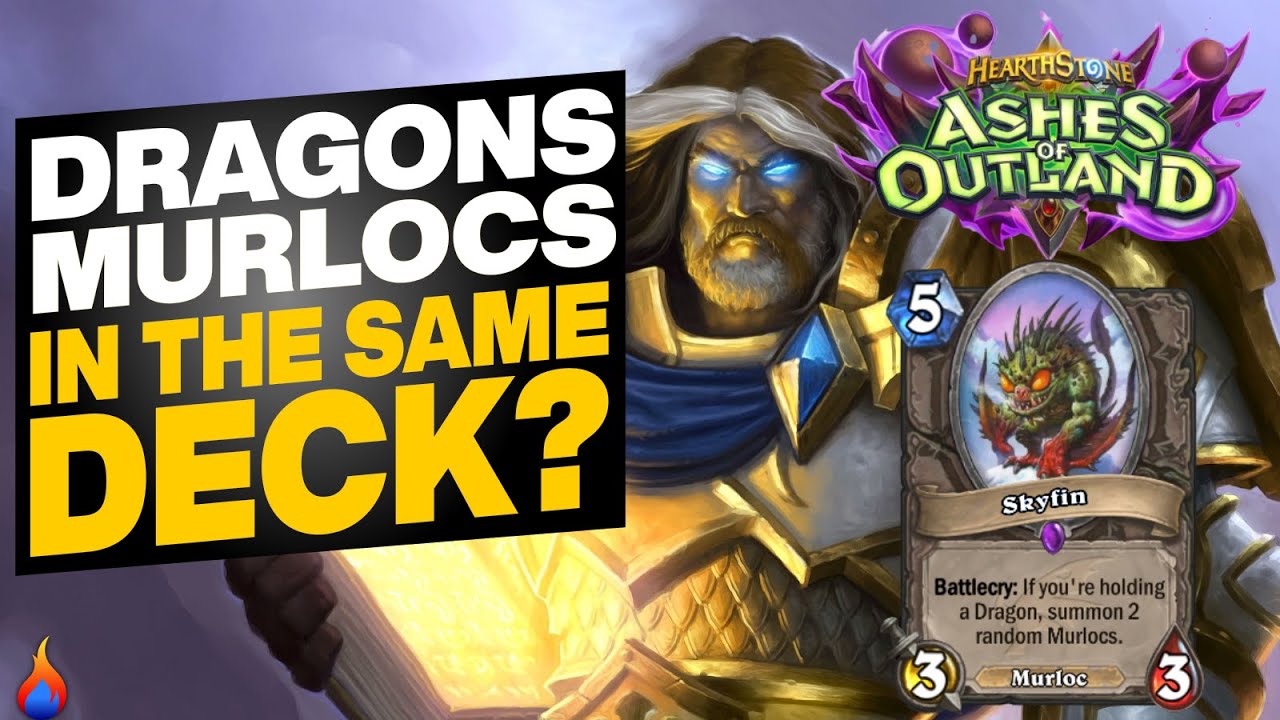 *HIGH WINRATE* LEGEND DRAGON MURLOC PALADIN DECK - Hearthstone Ashes of Outland