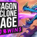 HUGE Winstreak w/ Dragon Cyclone Mage! | Standard | Hearthstone