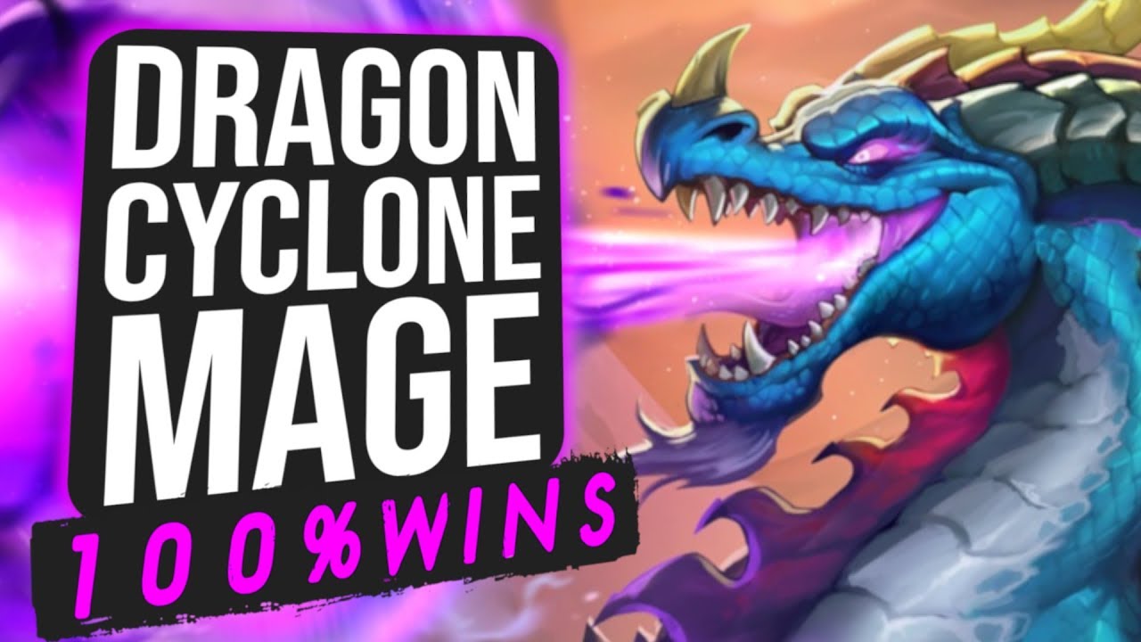 HUGE Winstreak w/ Dragon Cyclone Mage! | Standard | Hearthstone
