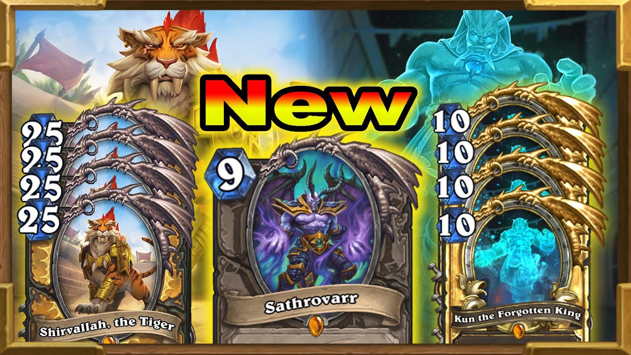 Hearthstone: 2 New Crazy Good Combos With Sathrovarr The New Card | Descent of Dragons New Decks