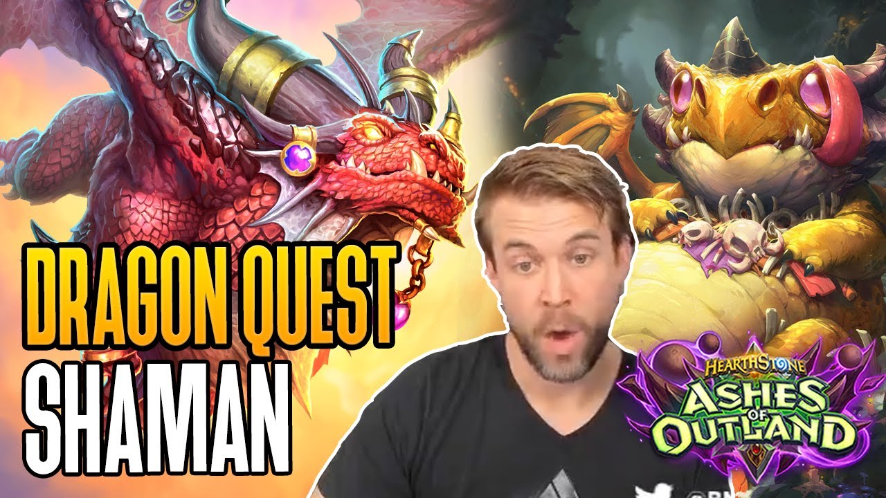 (Hearthstone) Dragon Quest Shaman VS Warlocks