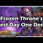 [Hearthstone] Frozen Throne’s Best Day One Deck