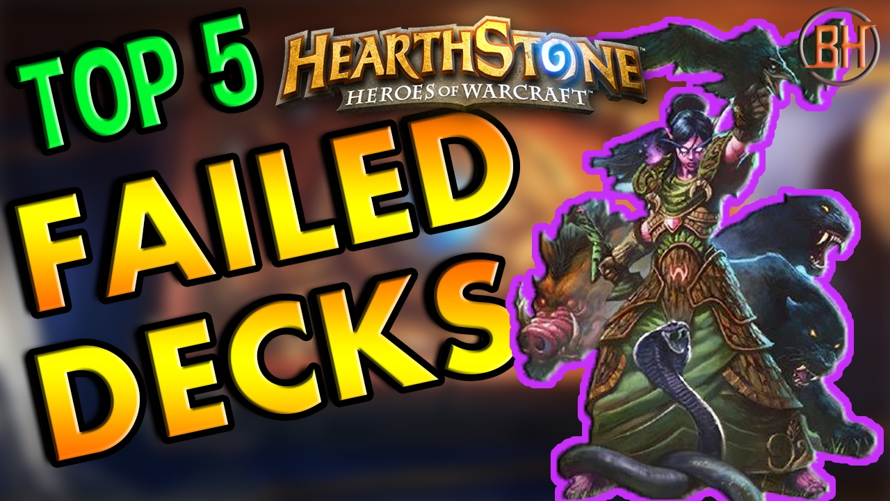 Hearthstone Top 5: Failed Deck Archetypes