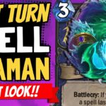 LAST TURN BIG SPELL SHAMAN!! Big Plays are a Recipe for Success! | Ashes of Outland | Hearthstone
