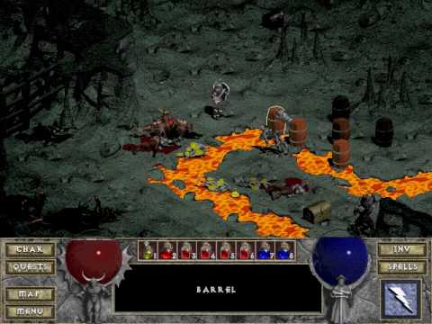 Let's Play Diablo 1 *Challenge Run* (17) black means they're ripe
