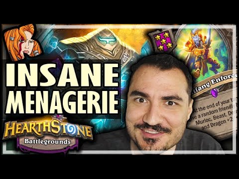 MENAGERIE IS INSANE = CURATOR IS BACK! - Hearthstone Battlegrounds