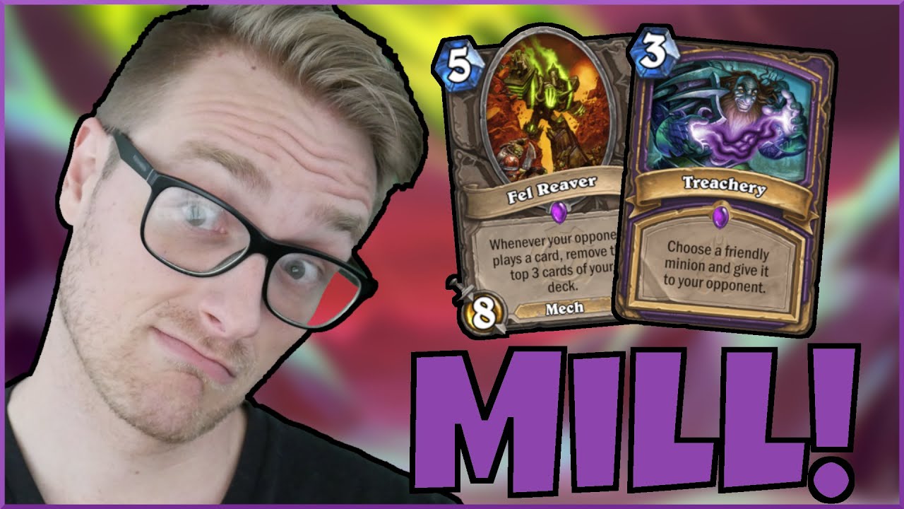MILL EVERYTHING! (and EVERYONE) | Quest Treachery Warlock | Descent of Dragons | Wild Hearthstone