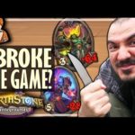 MY GAME ACTUALLY BROKE WTF?! - Hearthstone Battlegrounds