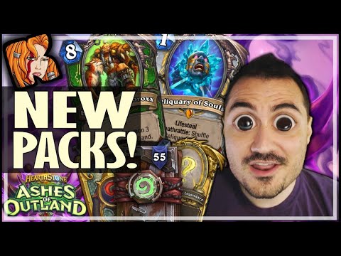 NEW PACK OPENING RULES! - Ashes of Outland Hearthstone
